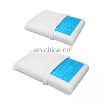 Good quality molded sleeping cooling gel memory foam pillow with Removable Cover