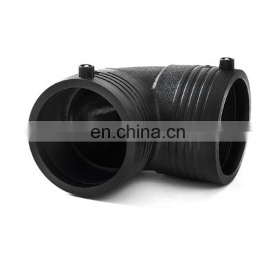 good quality HDPE Electrofusion pipe fittings dn50mm dn500mm electrofused equal elbow 45