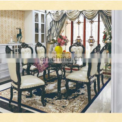 Factory wholesale marble table hotel restaurant dining table sets 6/8/10 seat dining tables