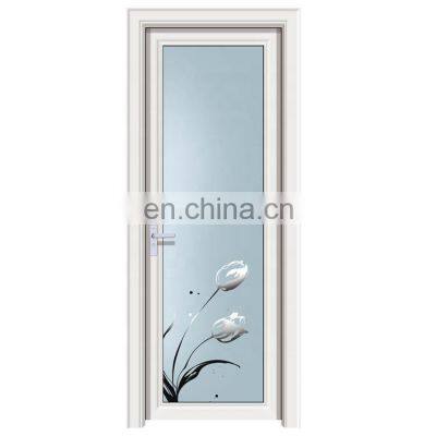 China hot sale aluminum bathroom decoration glass door