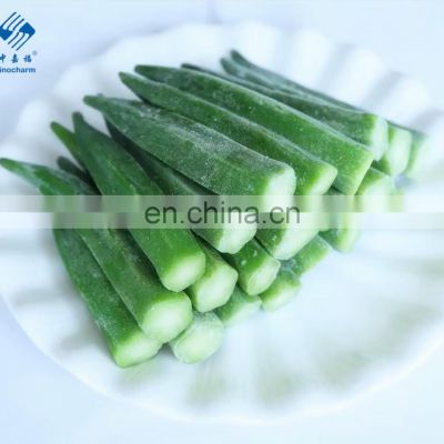 Origin Fujian China IQF Frozen Okra Whole