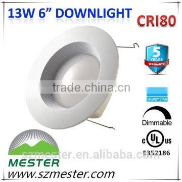 UL and Energy Star Listed 5 inch led downlight
