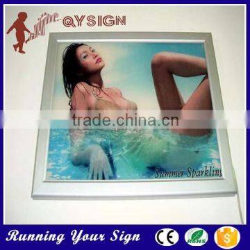 High brightness slim aluminum advertising light box signs