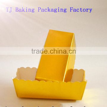 Rectangle Cake Cup Paper PE Coated Baking Cupcake Cup
