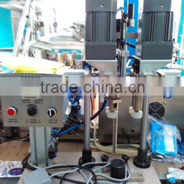 Durable factory supply semi automatic grade and capping machine type screw capping machine for botttles