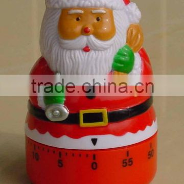 Santa Claus kitchen timer , mechanical countdown timer, unique kitchen timer