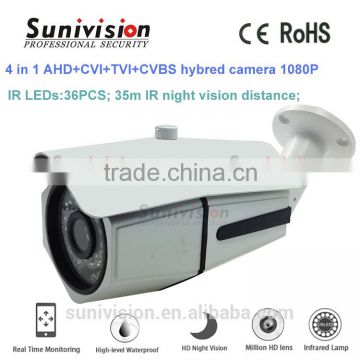 factory manufacturer 35m IR night vision distance 4 in 1 AHD+CVI+TVI+CVBS 1080p cctv ahd camera                        
                                                                                Supplier's Choice