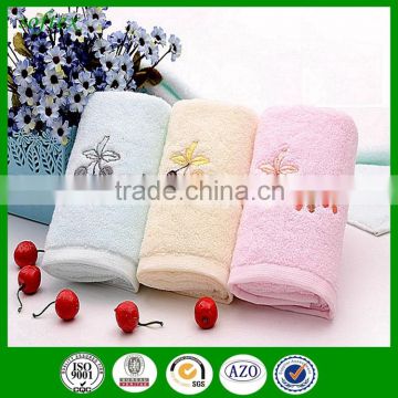 new zero twisted embroidery zero twist terry cotton towel with artificial cherry