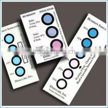 humidity indicator card strips in chemicals
