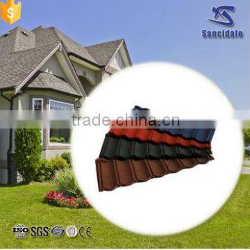 Aspirant type color stone steel mix roof tile