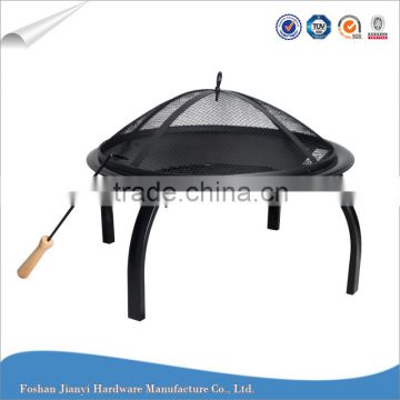 Outdoor Barbeque Grill Black Color Fire Pit Bowl