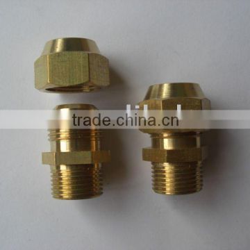 Brass flare connector