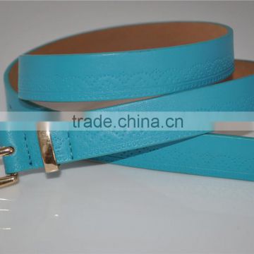 colorful lady' s summer pu wholesale women belt