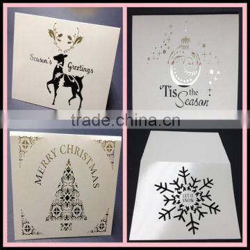 2013 new style greeting paper card / congratulation paper card