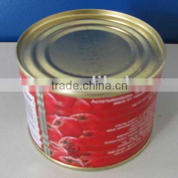 canned tomato sauce