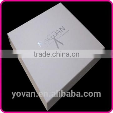New Design Quality Foil stamping Folding Magnet Paper box for clothes
