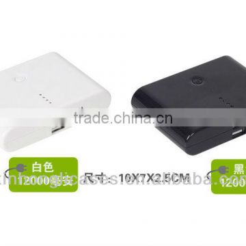 Portable mobile power bank 20000mAh Supply power for iPod,for iPhone,for iPad/ Samung