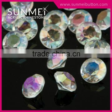 Made in Taiwan Products Bulk Loose Point Back Acrylic Crystal Diamond
