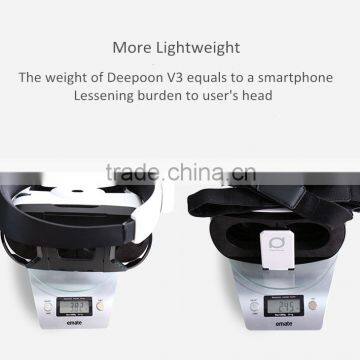 3D VR Glasses DEEPOON V3 Real Virtual Reality Headset Helmet box