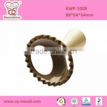 Food grade Plastic Round Pastry cookie dough cutter