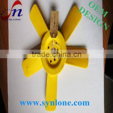 Injection molding plastic propeller