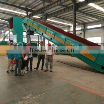 horizontal automatic hydraulic press plastic baler with conveyor