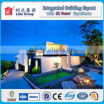 trendy design light steel prefabricated villa