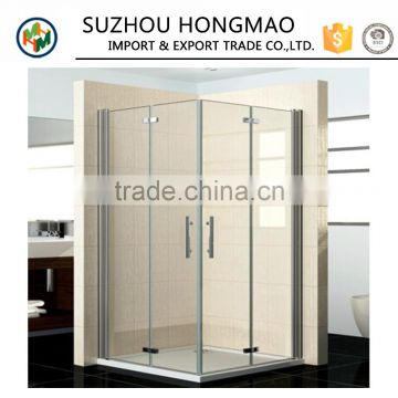 Free Standing Simple 2 sided shower enclosure,luxury shower room