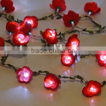 Flower LED Battery operated fairy Lights