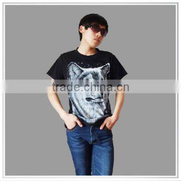 custom photo design T-shirt,digital printing cotton spandex T-shirt