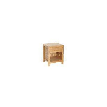 Small Simple Ash Wood Furniture Unique Square Bedside Table With Drawer