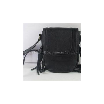 Tassels Leather Shoulder Bag