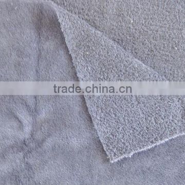 velour towelling fabric