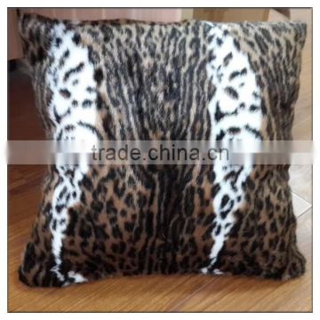 luxury plush faux fake fur cushion pillow