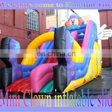 Mini clown inflatable slide in 2013