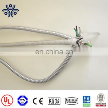 UL 1569 MC/BX cable with THHN conductor cables aluminum alloy armored cable 600V