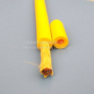 Two Core Cable Underwater Brown