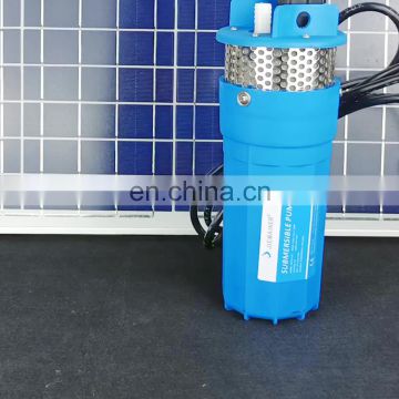 Deep Well Dry Running Usable Portable 12/24 V Carbon Steel 4 inch DC Submersible Solar Pump Controller Water Irrigation