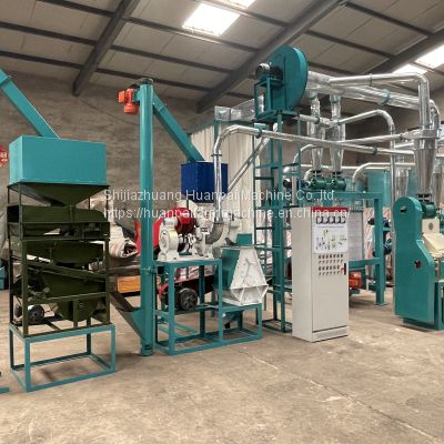 Industrial maize milling and packaging machine flour mill machine corn milling plant maize grinding machine