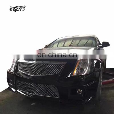 Good fitment and beautiful body kit for Cadillac CTS in CTS.V style plastic material front bumper with Accessories