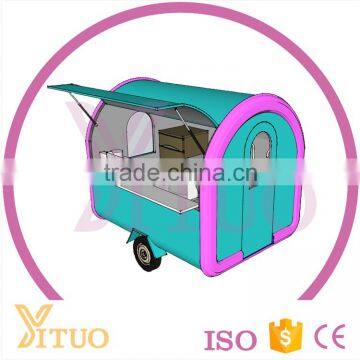 China mobile fast food cart/Good quality china mobile food cart/food cart trailer