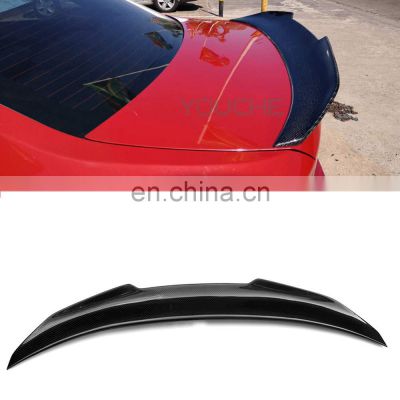 PSM style carbon fiber rear trunk spoiler for BMW 4 series F36 4 door Gran coupe 2014+