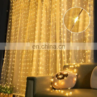 300L 3X2M/3X3M Windows Twinkle Led Color Changing RGB Curtain Light For Holidays