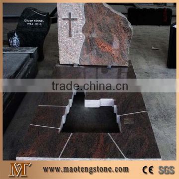 Indian Red Granite Headstone,Western Style and Russia Monuments & Tombstones