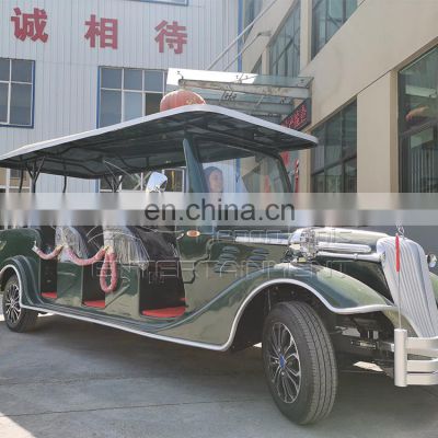 Resorts playground park electric sightseeing bus tourist sightseeeing car for sale