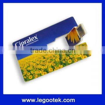 full capacity full color print logo promotion item card flash usb drive