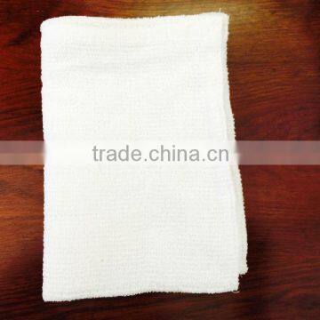 Good Price 100% Cotton White Jacquard Glass Towel