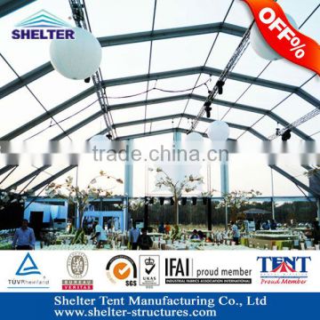 PT series Polygonal clear roof Polygonal tent sale in Guangzhou with stong structure sale all over the world