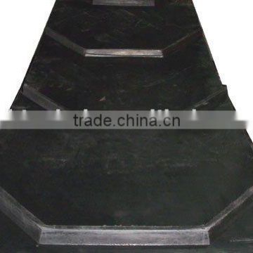 heat-resistant patterned chevron rubber conveyor belt