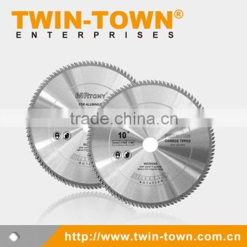 Tct saw blades for cutting profiles and aluminium bars
